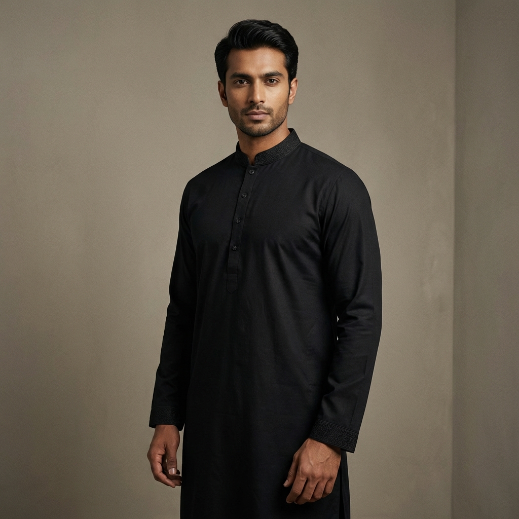 সিগনেচার ব্ল্যাক এমব্রয়ডারি