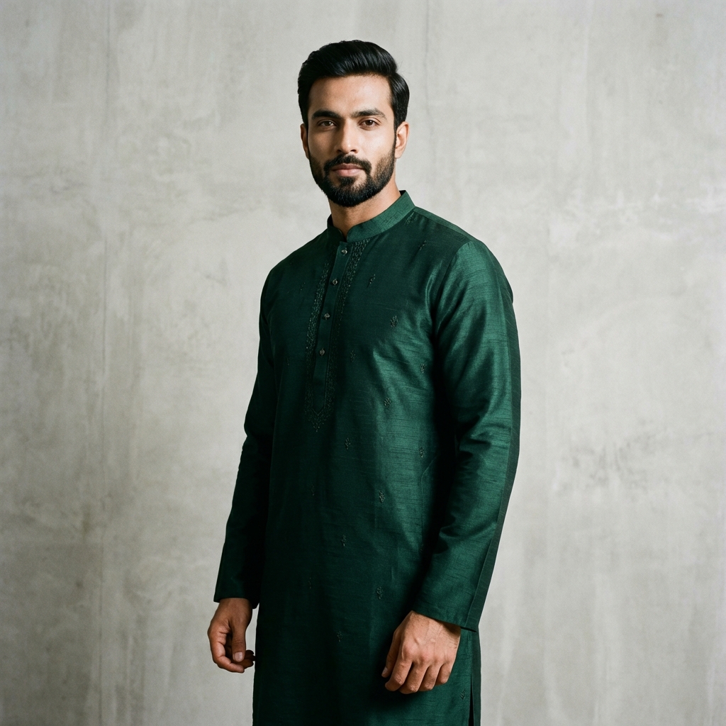 বটল গ্রিন লয়্যাল পাঞ্জাবি